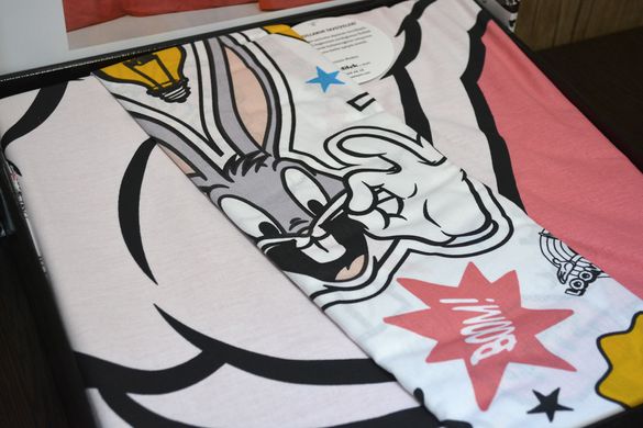 Фото Подростковый комплект постельного белья Bugs Bunny Кролик Банни 100% Хлопок