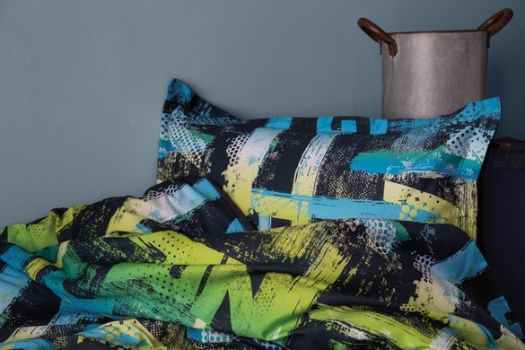 Фото Комплект постельного белья Issimo Digital Satin Aqua