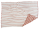Фото №2 з 4 товару Мусліновий плед-покривало Barine Cocoon Stripe Muslin Orange Помаранчевий