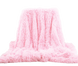 Фото №1 из 3 товара Меховое плед-покрывало Травка Розовая Пудра