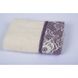 Фото №3 из 3 товара Махровое полотенце с кружевом Romeo Soft 100% Хлопок 500г Crochet Mor Молочное