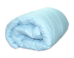 Фото Антиаллергенное одеяло ТМ Tag Eкo Пух в Микрофибре Голубое