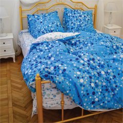 Фото Комплект постельного белья Viluta Ранфорс № 21162 Голубой