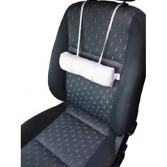 Фото Ортопедический валик на автомобильные сидения Lintex иглопробивной лён в льняном чехле