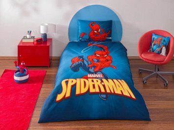 Фото Постільна білизна TAC Disney Spiderman Classical Ранфорс 100% Бавовна Людина Павук p-60317529