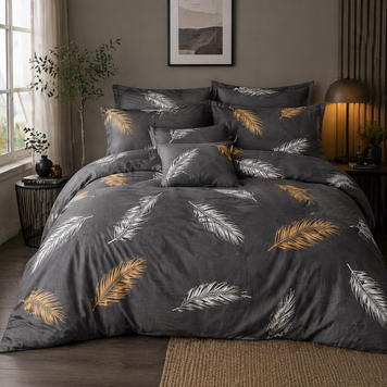 Фото Постельное белье Поликоттон Urban Feather Grey