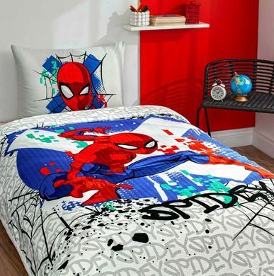 Фото Комплект постельного белья с пике TAC Disney Spiderman Actionx