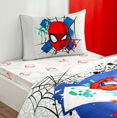 Фото Комплект постельного белья с пике TAC Disney Spiderman Actionx