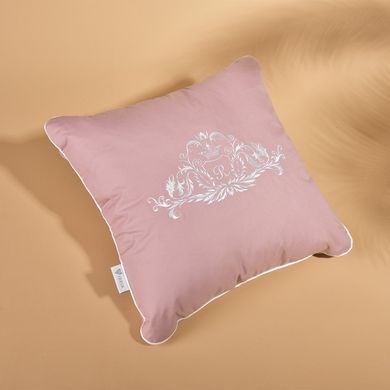 Фото Декоративна подушка з вишивкою Ideia Modern Пудра