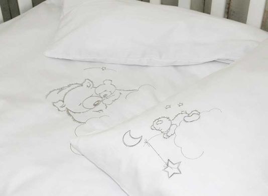 Фото Постельное белье в кроватку Ведмедик Руно Сатин простынь на резинке