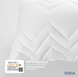 Фото №10 з 10 товару Довга подушка-обіймашка на блискавці Ideia Nordic Comfort Plus Біла