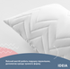 Фото №8 з 10 товару Довга подушка-обіймашка на блискавці Ideia Nordic Comfort Plus Біла