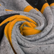 Фото №3 из 6 товара Универсальный трикотажный чехол на кресло Abstract Marble Серый