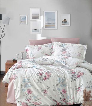 Фото Сатинова постільна білизна First Choice Cotton Satin Leena Powder хм31950