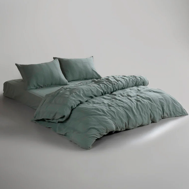 Фото Постільна білизна Limasso Stonewashed Варена Бавовна Cassandra Natural Green