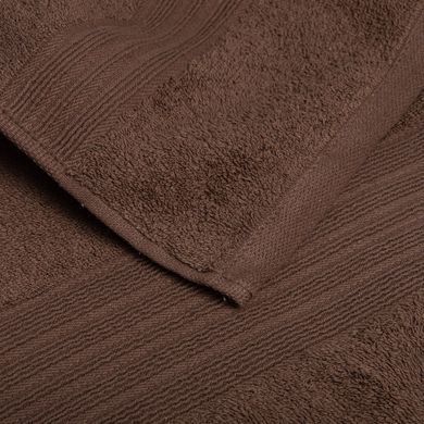 Фото Шоколадний махровий рушник Ideal Ideia 100% Бавовна 500г 8-34991*001