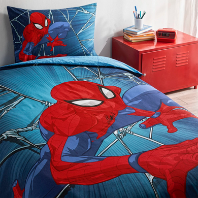 Фото Постельное белье TAC Disney Spiderman Rise Ранфорс 100% Хлопок Человек Паук