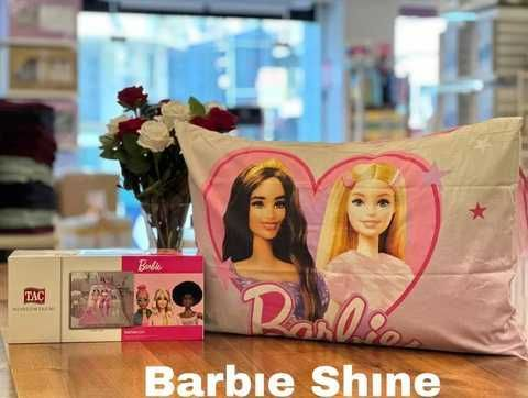 Фото Комплект постільної білизни TAC Disney Barbie Shine простирадло на резинці Лялька Барбі p-60311117