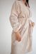 Фото №4 из 9 товара Женский махровый бамбуковый халат-кимоно Irya Serin Bej 100% Хлопок Бежевый