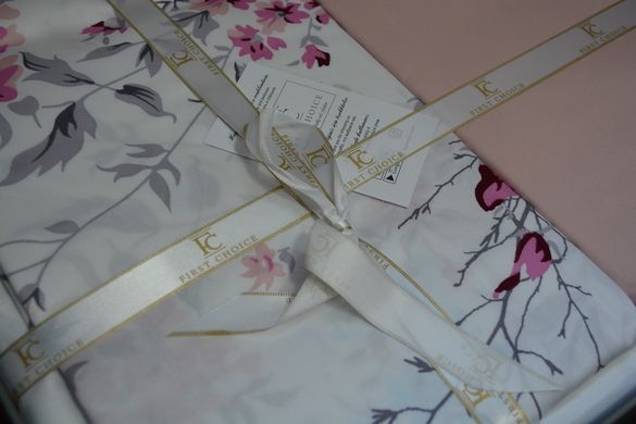 Фото Сатинова постільна білизна First Choice Cotton Satin Leena Powder хм31950
