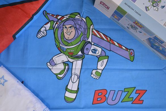 Фото Комплект постільної білизни TAC Disney 100% Бавовна Toy Story Buzz 40081