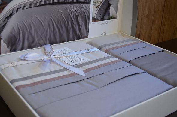 Фото Постільна білизна First Choice Сатин Люкс 100% Бавовна Groovy Quick Silver m018285