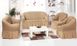 Фото №1 из 3 товара Чехол для 2-х-3-х местного дивана + 2 кресла с юбкой Turkey № 13 Капучино