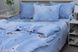 Фото №3 из 5 товара Теплое велюровое постельное белье TAG Велсофт Голубые Звёзды ALM1903