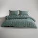 Фото №1 з 10 товару Постільна білизна Limasso Stonewashed Варена Бавовна Cassandra Natural Green