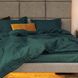 Фото №1 из 2 товара Комплект постельного белья Viluta Tiare Сатин Страйп № 85 Зеленый
