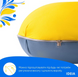 Фото №6 з 8 товару Мультифункціональна подушка для вагітних Ideia Comfortable U-Shaped Жовто-блакитна
