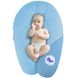 Фото №11 з 11 товару Подушка для вагітних та годування Papaella Горошок Блакитна