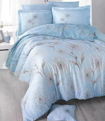 Фото Комплект постельного белья Одуванчики Blue Selena Бязь Люкс 100270