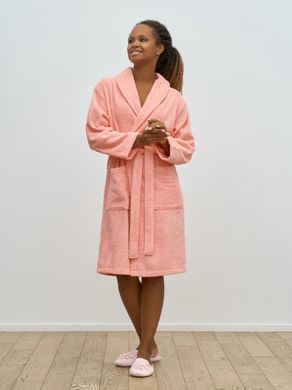 Фото Жіночий махровий халат Шальке Miranda Soft Arya 100% Бавовна Coral