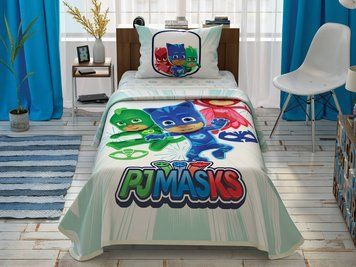Фото Комплект постельного белья с пике TAC Disney Masks Team