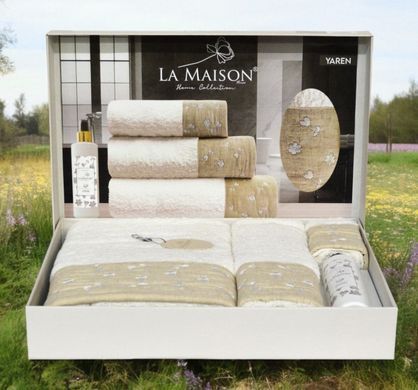 Фото Набір з 3-х махрових рушників La Maison 100% Бавовна з ароматом Yaren