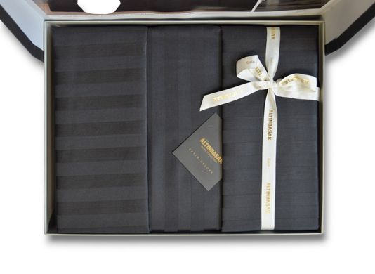 Фото Постільна білизна Altinbasak Sateen Stripe Always Gris 40778