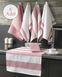 Фото №1 з 2 товару Набір кухонних серветок 6 штук 100% Бавовна Eponj Home Pembe Рожевий