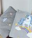 Фото №6 з 6 товару Комплект постільної білизни ТМ TAG Сатин S419 Rainbow Unicorn Єдиноріг