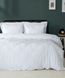 Фото №1 из 4 товара Постельное белье Loom And Flow Stonewashed Вареный Хлопок Arianna White