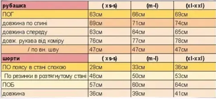 Фото Жіночий лляний костюм Шорти + Сорочка Брауні 190/24