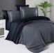 Фото №1 з 2 товару Постільна білизна First Сhoice De Luxe 100% Бавовна Сатин Люкс Dark Grey/Navy Blue Синя m017870