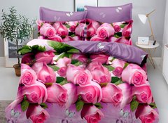 Фото Комплект постільної білизни Selena Сатин Розкішні Троянди 300618