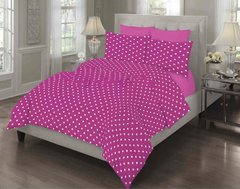 Фото Комплект постельного белья Горошек Розовый Selena Бязь Люкс 100752