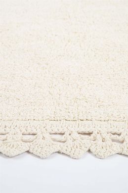 Фото Набор прямоугольных ковриков в ванную Irya 100% Хлопок Lorna Krem Кремовый