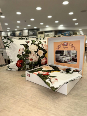 Фото Комплект постільної білизни TAC 100% Бавовна Сатин Cherlin Yesil р-60287138