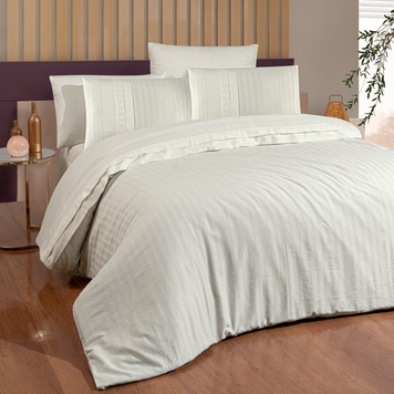 Фото Сатиновое постельное белье First Choice Deluxe Satin New Trend Cream