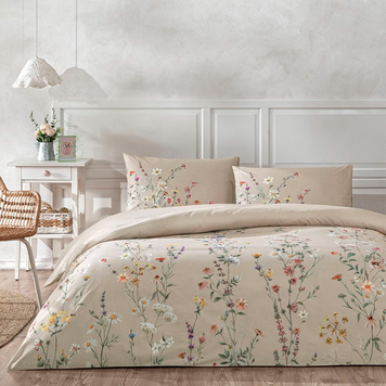 Фото Постельное белье TAC Lunel Beige Ранфорс 100% Хлопок