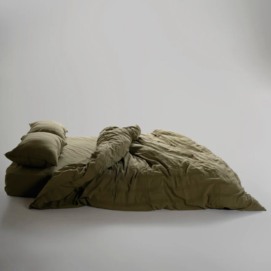 Фото Постільна білизна Limasso Stonewashed Варена Бавовна Cassandra Olive