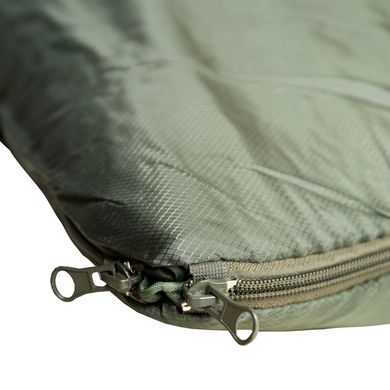 Фото Спальный мешок Tramp Taiga 400 одеяло с капюшом олива 220/80 TTS-060R